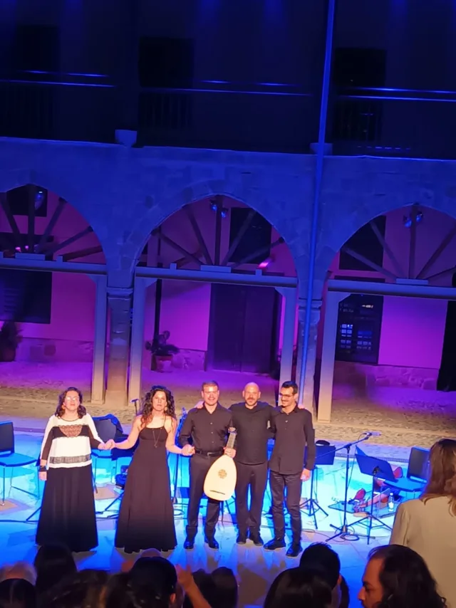 Foundana Ensemble al termine del concerto a Nicosia